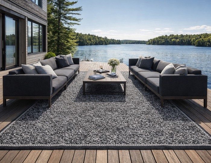 Grey outdoor rugs